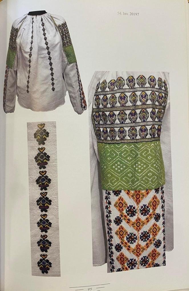 Ie sec. XIX, in, lânică, fir metalic auriu și argintiu, bumbac