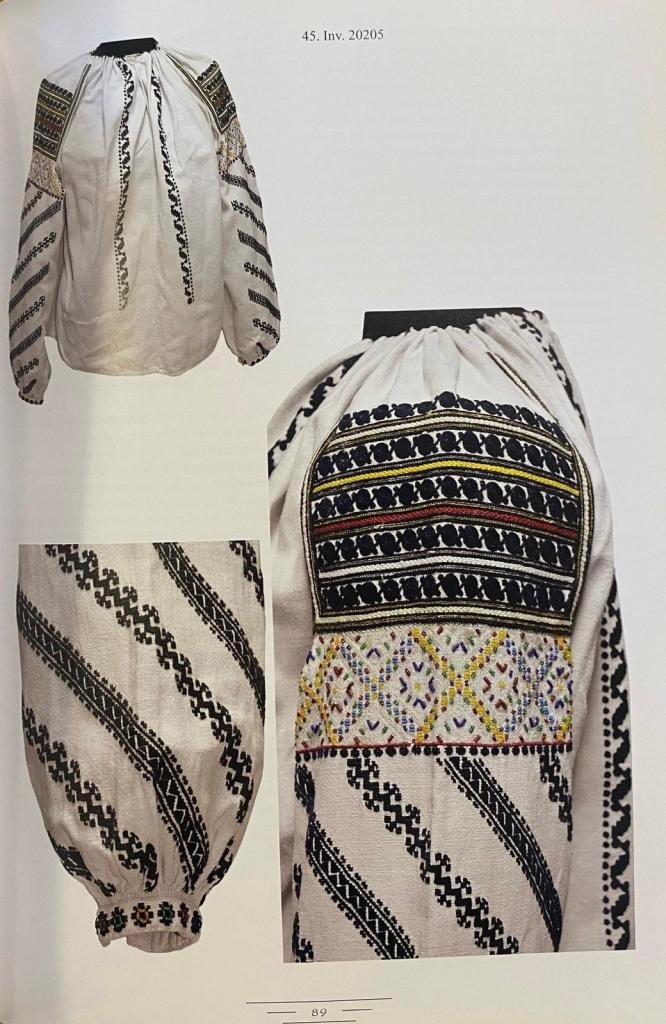 Ie sec. XIX, in, lânică policromă, fir metalic auriu, bumbac negru